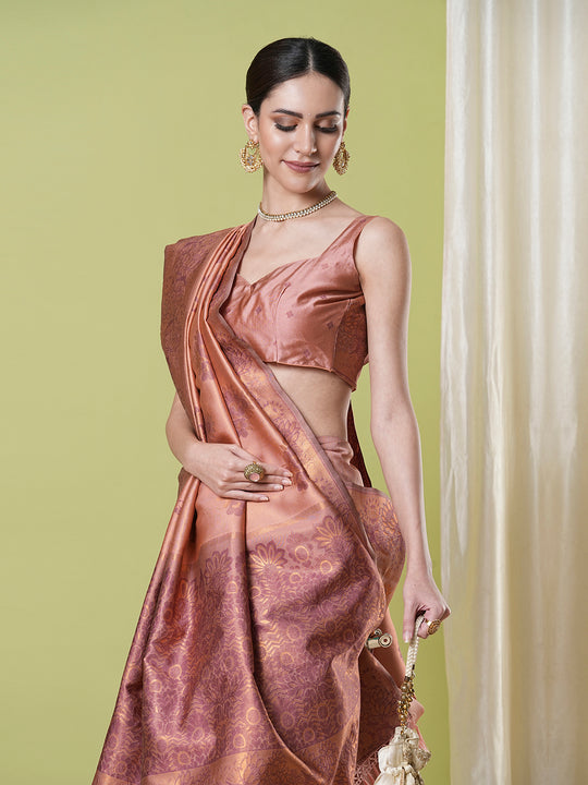 Banarasi Silk Saree With Blouse Piece
