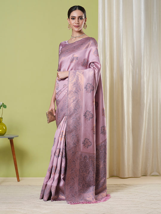 Banarasi Silk Saree With Blouse Piece