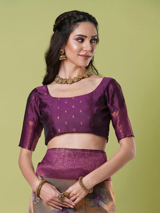 Banarasi Silk Saree With Blouse Piece