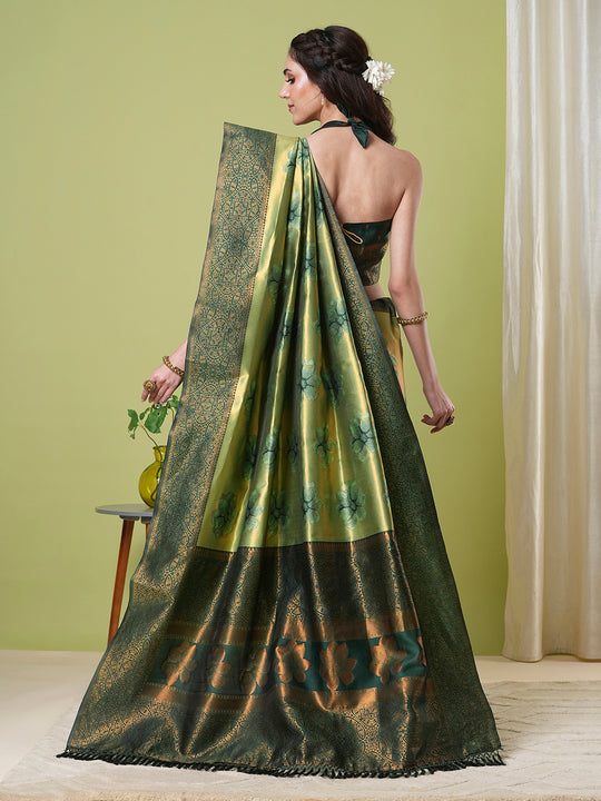 Banarasi Silk Saree With Blouse Piece