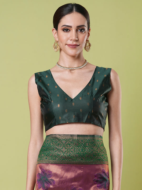 Banarasi Silk Saree With Blouse Piece