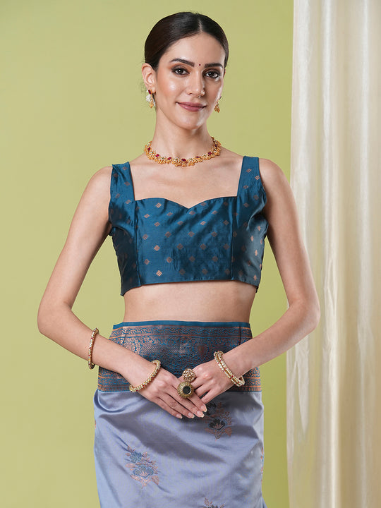 Banarasi Silk Saree With Blouse Piece