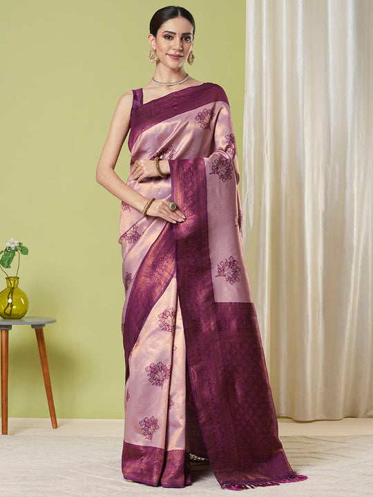 Banarasi Silk Saree With Blouse Piece