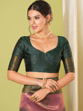 Banarasi Silk Saree With Blouse Piece