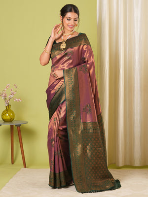 Banarasi Silk Saree With Blouse Piece