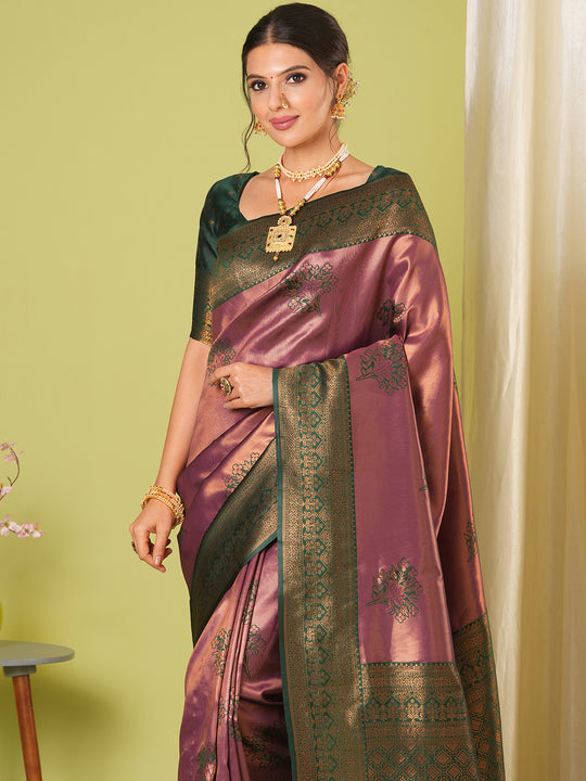 Banarasi Silk Saree With Blouse Piece