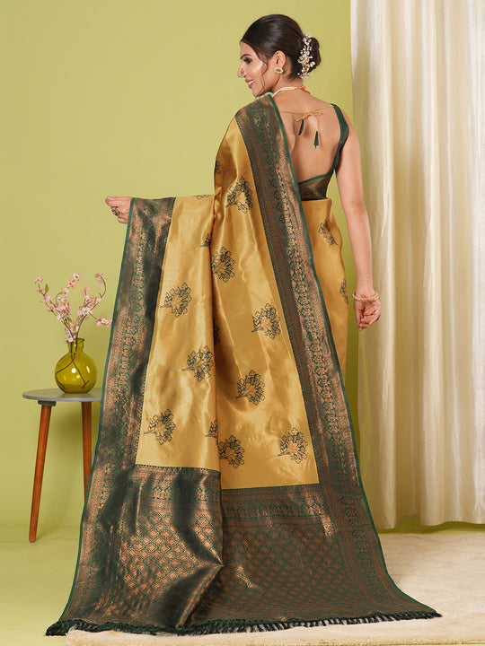 Banarasi Silk Saree With Blouse Piece