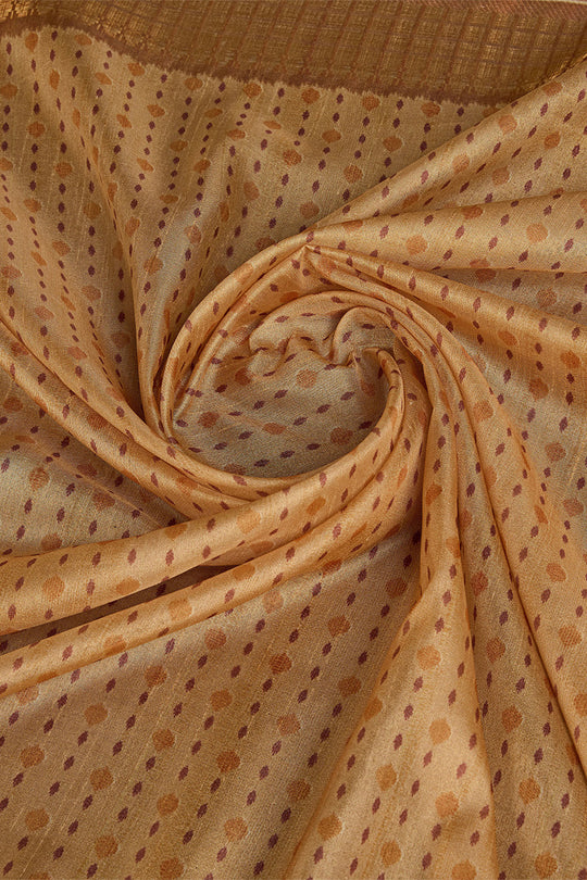 Yellow Silk Saree With Blouse Piece