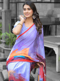 Multi Georgette Ready To Wear Saree