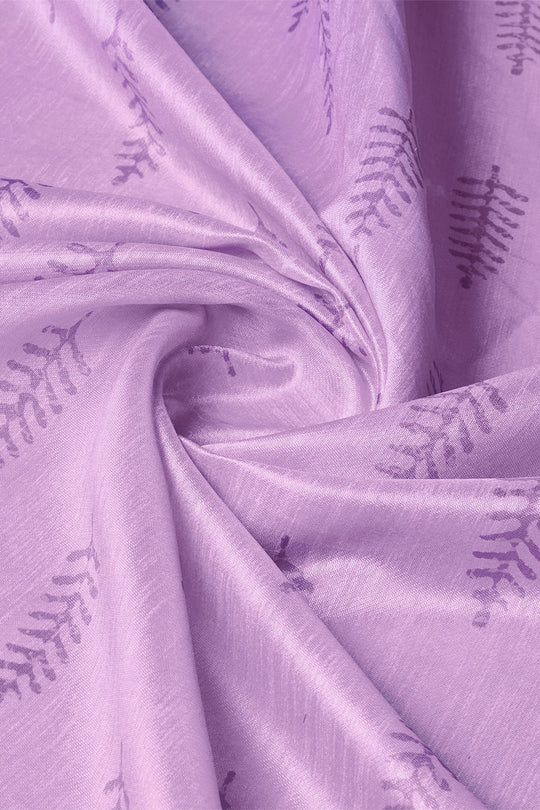 Purple Silk Saree With Blouse Piece