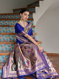 Royal Paithani Silk Saree With Blouse Piece