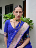 Royal Paithani Silk Saree With Blouse Piece