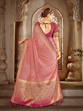 Georgette Banarasi Silk Saree With Blouse Piece