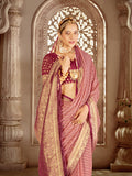 Georgette Banarasi Silk Saree With Blouse Piece