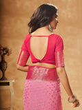 Georgette Banarasi Silk Saree With Blouse Piece