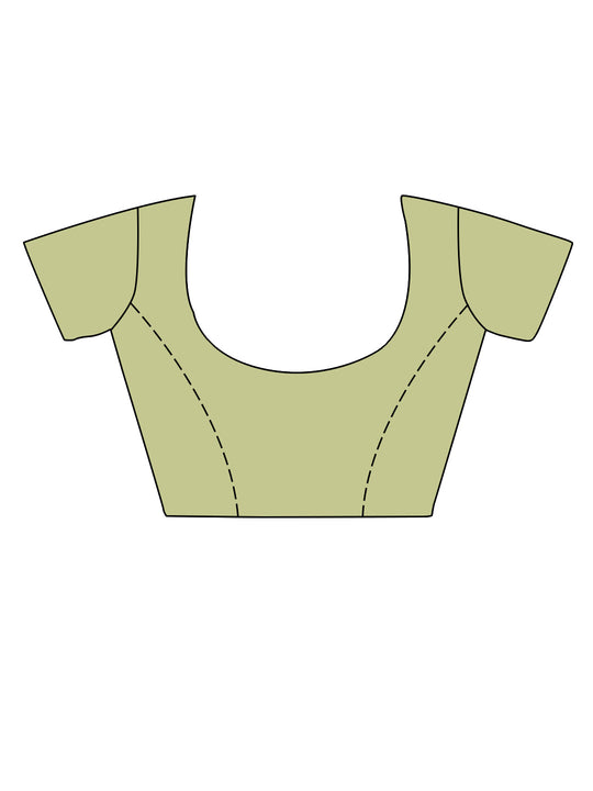 Sea Green Pure Georgette Party Wear Saree With Blouse Piece