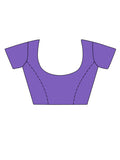 Lavender Silk Saree With Blouse Piece