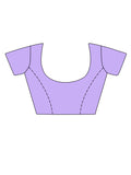 Lilac Silk Saree With Blouse Piece