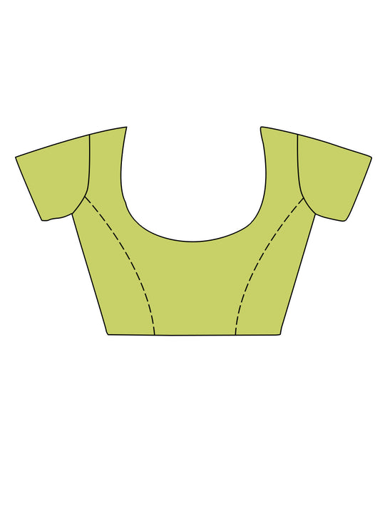 Pink Mulmul Cottons Saree With Blouse Piece