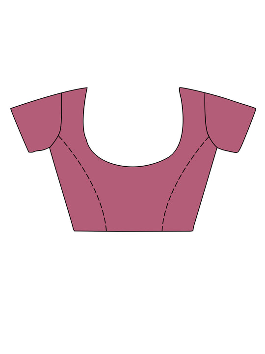 Multi Banarasi Silk Saree With Blouse Piece