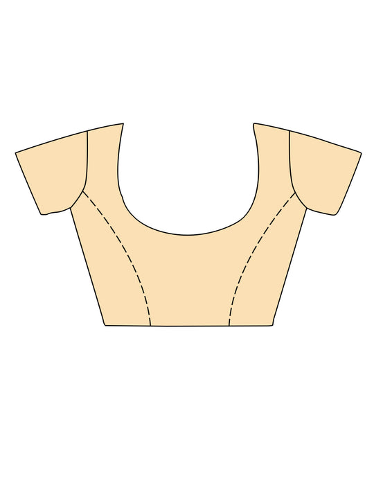 White Soft Silk Festive Wear Saree With Blouse Piece