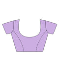 Lilac Silk Saree With Blouse Piece