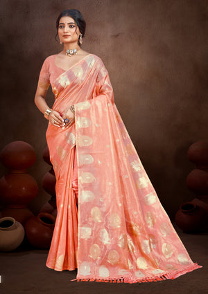 Gajri Munga kota Sarees With Blouse Piece