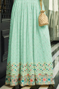 Mint Green Georgette Salwar Suit