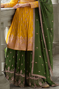 Canary Yellow Georgette Salwar Suit