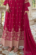 Magenta Pink Georgette Salwar Suit