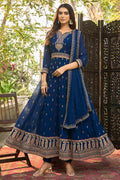 Aegon Blue Georgette Salwar Suit