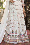 Pure White Georgette Salwar Suit