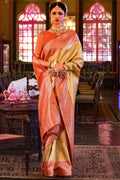 Buttermilk Beige Kanjivaram Saree