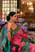 Taffy Pink Kanjivaram Saree