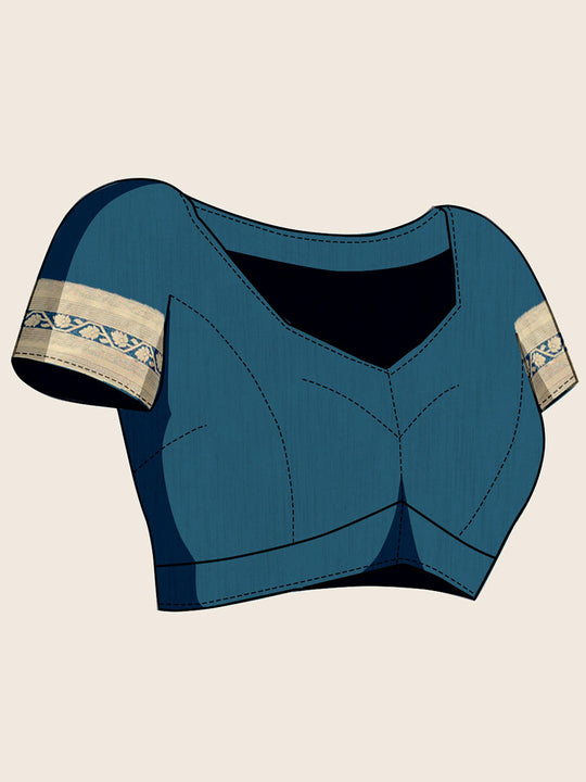 Georgette Banarasi Silk Saree With Blouse Piece