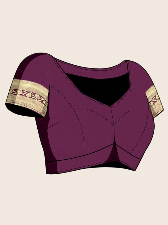 Georgette Banarasi Silk Saree With Blouse Piece