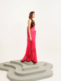 Pink Embellished Sequinned Designer Lace Brasso Saree