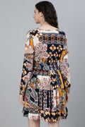 Women's Multi Coloured Floral Dress