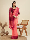 Raw Silk Saree Featuring Beautiful Solid Weaving