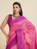 Raw Silk Saree Featuring Beautiful Solid Weaving
