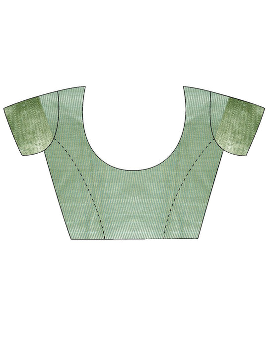 Blue Silk Festive Wear Saree With Blouse Piece