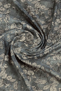 Grey Cotton Silk Saree With Blouse Piece