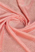 Peach Georgette Saree With Blouse Piece