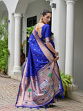 Royal Paithani Silk Saree With Blouse Piece