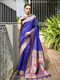Royal Paithani Silk Saree With Blouse Piece