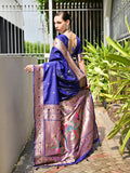 Royal Paithani Silk Saree With Blouse Piece