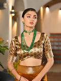 Yellow Soft Tussar Silk Saree With Blouse Piece
