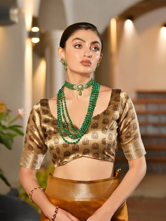 Yellow Soft Tussar Silk Saree With Blouse Piece
