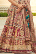 Multicolor Silk Lehenga Choli (Semi-Stitched)