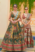 Dark Brown Silk Lehenga Choli